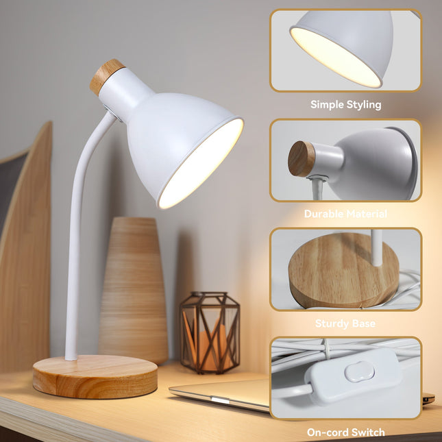 Merete Table Lamp White Black Modern Indoor Lighting for Home.