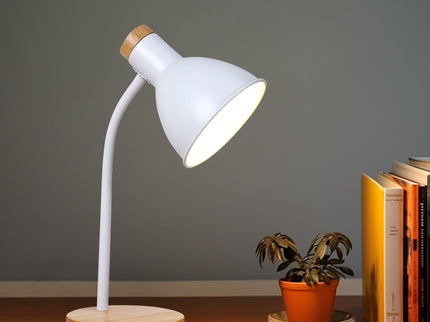Merete Table Lamp White Black Modern Indoor Lighting for Home.