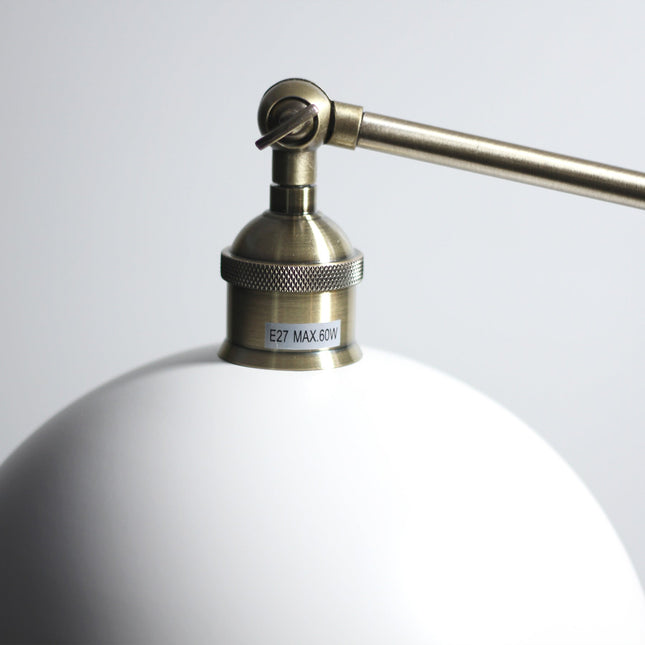 Lenna Floor Lamp White Black Modern Indoor Lighting 150cm.