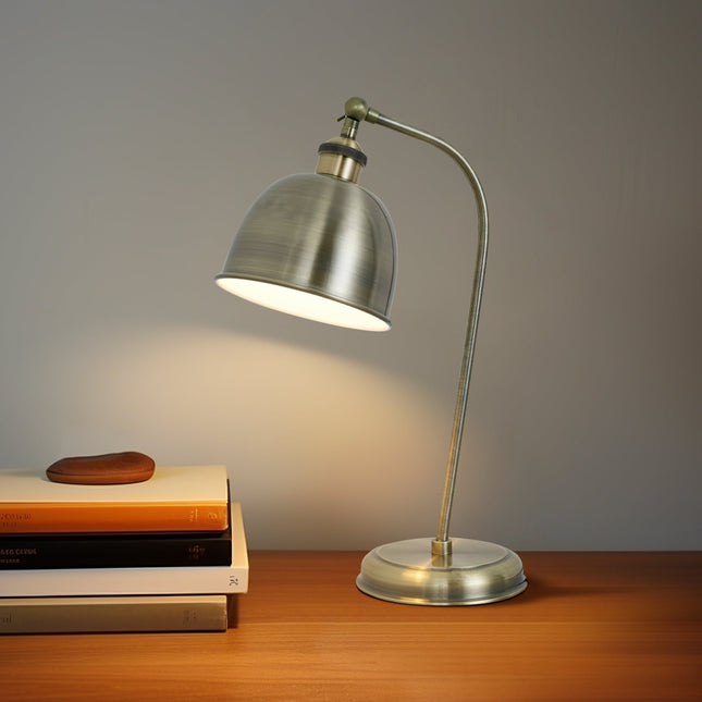 Lenna Table Lamp Copper White Red Blue Antique Brass Black Modern Indoor Light