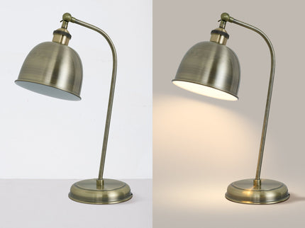 Lenna Table Lamp Copper White Red Blue Antique Brass Black Modern Indoor Light