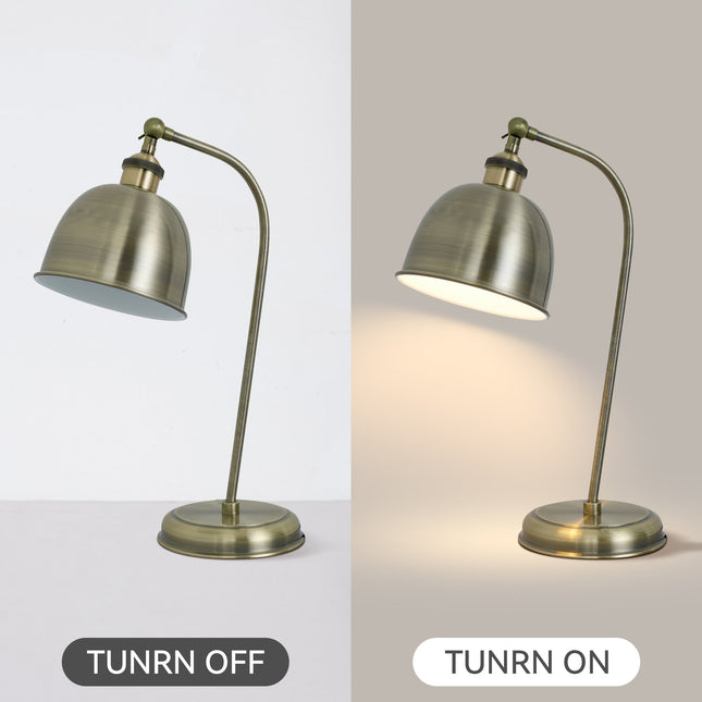 Lenna Table Lamp Copper White Red Blue Antique Brass Black Modern Indoor Light