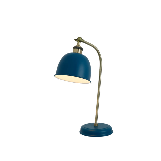 Lenna Table Lamp Copper White Red Blue Antique Brass Black Modern Indoor Light