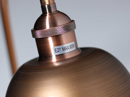 Lenna Table Lamp Copper White Red Blue Antique Brass Black Modern Indoor Light.