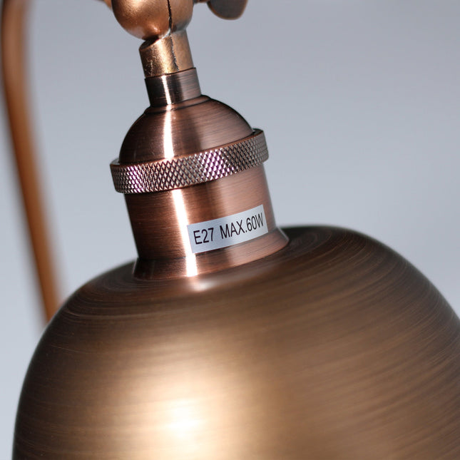 Lenna Table Lamp Copper White Red Blue Antique Brass Black Modern Indoor Light.