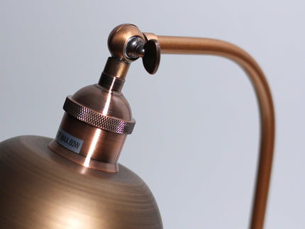 Lenna Table Lamp Copper White Red Blue Antique Brass Black Modern Indoor Light.