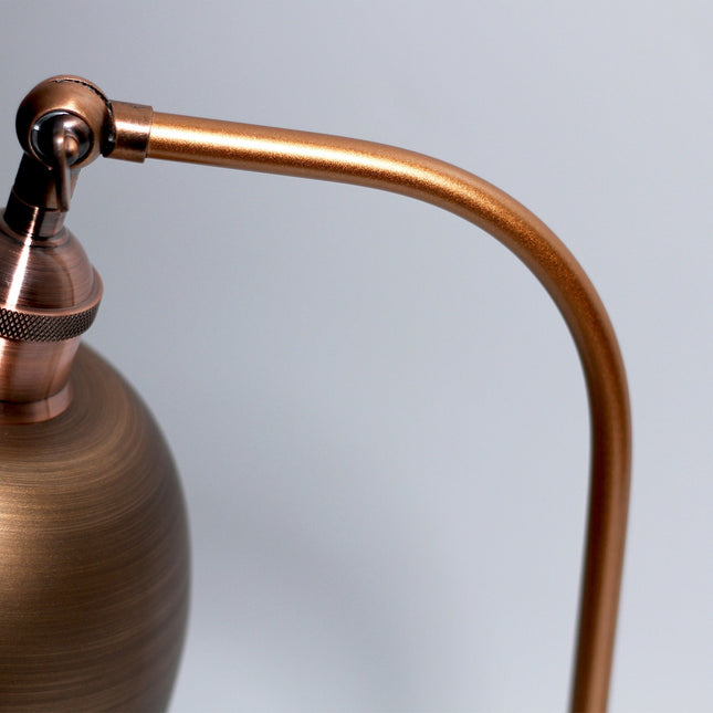 Lenna Table Lamp Copper White Red Blue Antique Brass Black Modern Indoor Light.