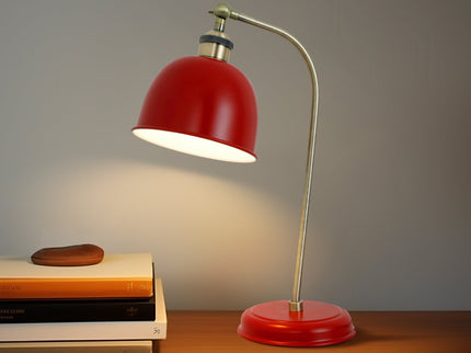 Lenna Table Lamp Copper White Red Blue Antique Brass Black Modern Indoor Light