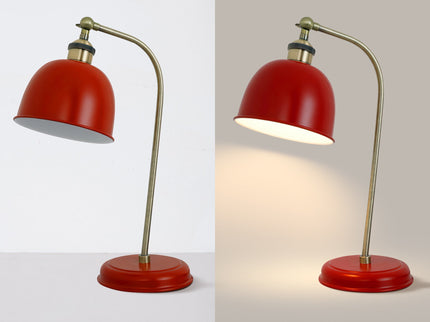 Lenna Table Lamp Copper White Red Blue Antique Brass Black Modern Indoor Light