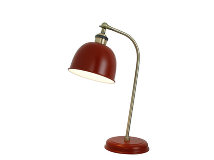 Lenna Table Lamp Copper White Red Blue Antique Brass Black Modern Indoor Light