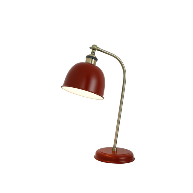 Lenna Table Lamp Copper White Red Blue Antique Brass Black Modern Indoor Light