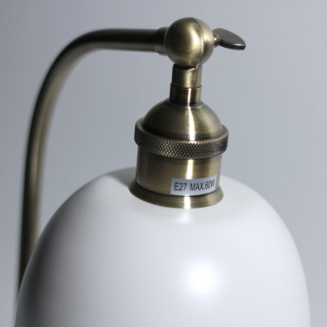 Lenna Table Lamp Copper White Red Blue Antique Brass Black Modern Indoor Light