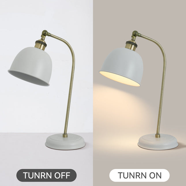 Lenna Table Lamp Copper White Red Blue Antique Brass Black Modern Indoor Light