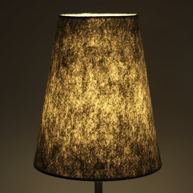 Jerome Floor Lamp Modern Industrial Concrete and Fabric Light.
