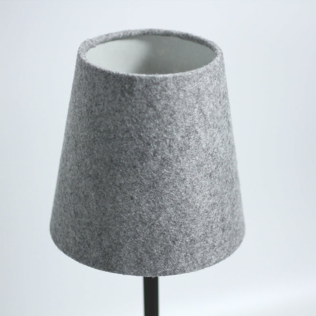 Jerome Table Lamp with Concrete Base and Fabric Shade for Modern Decor.