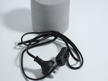 Jerome Table Lamp with Concrete Base and Fabric Shade for Modern Decor.