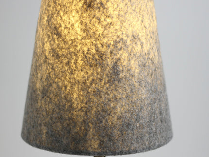 Jerome Table Lamp with Concrete Base and Fabric Shade for Modern Decor.