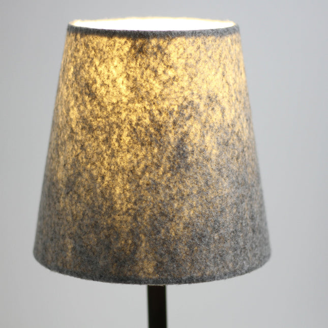 Jerome Table Lamp with Concrete Base and Fabric Shade for Modern Decor.