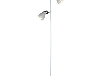 Audrey Floor Lamp Black White Modern Adjustable Standing Light.