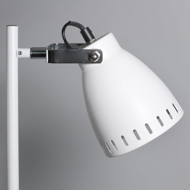 Audrey Floor Lamp Black White Modern Adjustable Standing Light.