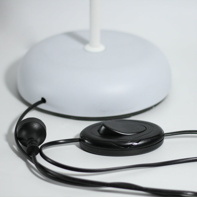 Audrey Floor Lamp Black White Modern Adjustable Standing Light