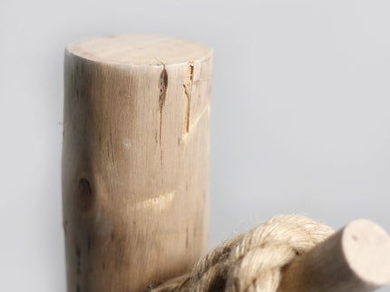 Lea Table Lamp Rustic Wooden Modern Desk Light Accent Lamp.