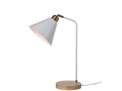 Aimee Table Lamp Black White Modern Desk and Bedside Light