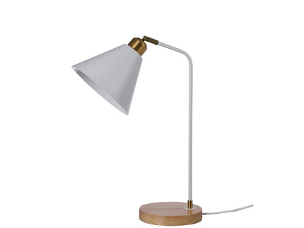 Aimee Table Lamp Black White Modern Desk and Bedside Light