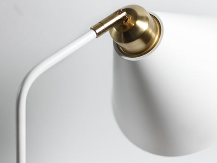 Aimee Table Lamp Black White Modern Desk and Bedside Light