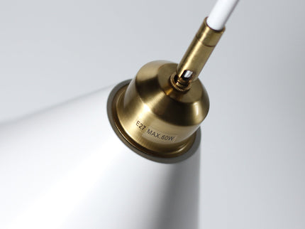 Aimee Table Lamp Black White Modern Desk and Bedside Light