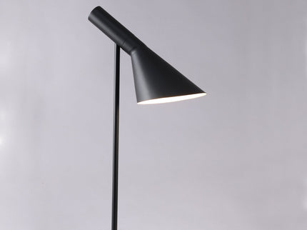 Anges Table Lamp Modern Marble and Black Metal Desk Light.