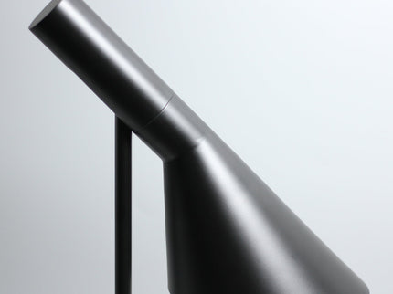 Anges Table Lamp Modern Marble and Black Metal Desk Light.