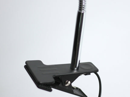 Ellie Table Lamp Black White Modern Metal Desk and Reading Light.