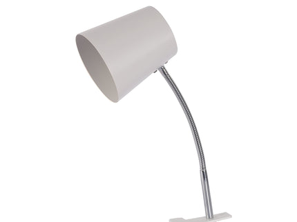 Ellie Table Lamp Black White Modern Metal Desk and Reading Light.