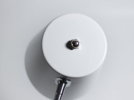 Ellie Table Lamp Black White Modern Metal Desk and Reading Light.