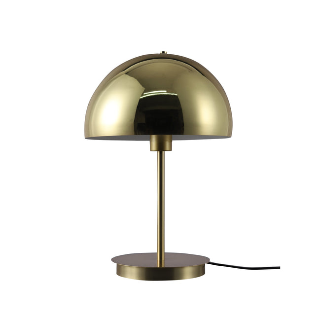 Brenda Table Lamp - Gold Modern Semi-Dome Design for Living Room.