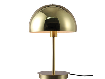 Brenda Table Lamp - Gold Modern Semi-Dome Design for Living Room.