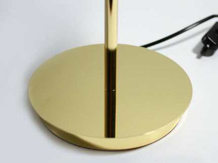 Brenda Table Lamp - Gold Modern Semi-Dome Design for Living Room.