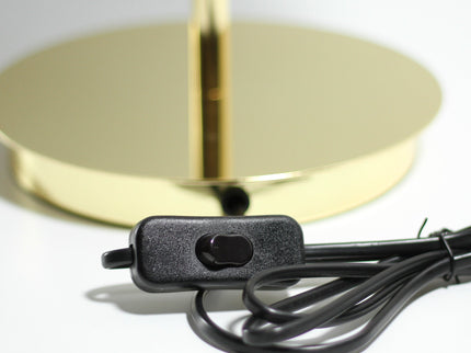 Brenda Table Lamp - Gold Modern Semi-Dome Design for Living Room.