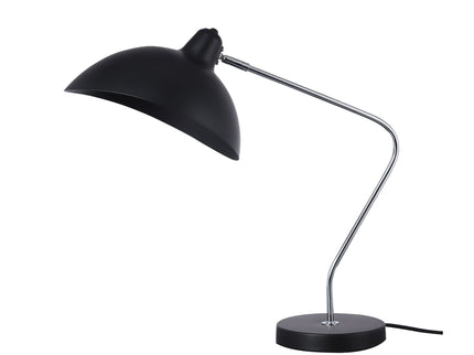 Abby Table Lamp Black White Modern Desk Light for Home Office.