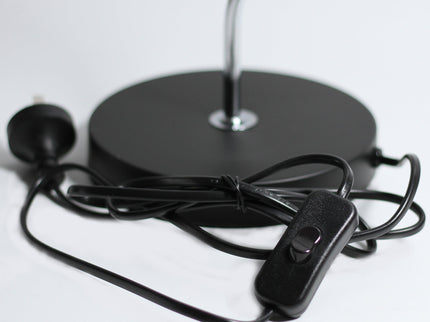 Abby Table Lamp Black White Modern Desk Light for Home Office.