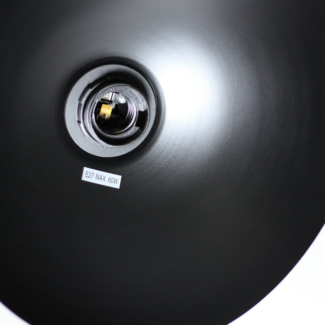 Abby Table Lamp Black White Modern Desk Light for Home Office.