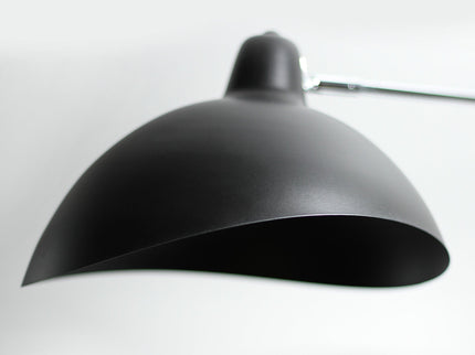 Abby Table Lamp Black White Modern Desk Light for Home Office.