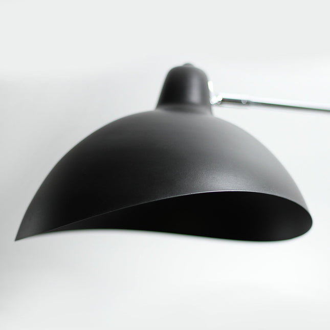 Abby Table Lamp Black White Modern Desk Light for Home Office.