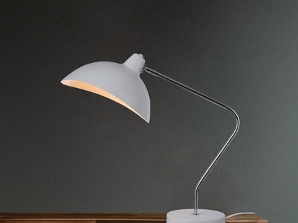 Abby Table Lamp Black White Modern Desk Light for Home Office.