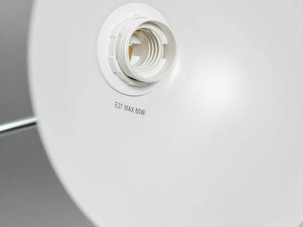 Abby Table Lamp Black White Modern Desk Light for Home Office.