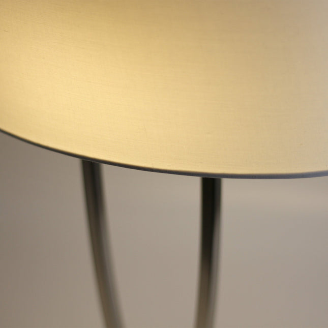 Denise Table Lamp Gold Satin Modern Ovoid Design for Living Room.