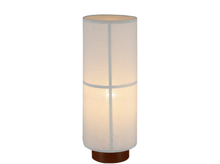 Ailsa Linen Table Lamp with Modern Neutral Design.