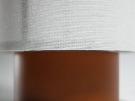Ailsa Linen Table Lamp with Modern Neutral Design.