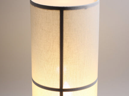 Ailsa Linen Table Lamp with Modern Neutral Design.